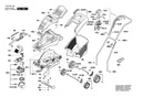 F016L65351 Приводной ремень Bosch для электрической газонокосилки Rotak 34 36 37 340