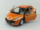 WELLY PEUGEOT 207 1:34 НОВАЯ МЕТАЛЛИЧЕСКАЯ МОДЕЛЬ