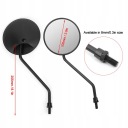 2 PCS 8MM/0,3 POUCES RÉTROVISEUR INTERNE UNIVERSEL JD O04photo 13