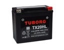 Усиленный аккумулятор Tuborg YTX20HL-BS 21 Ач 340 А