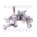 Цельноалюминиевая заклепка 10х25мм.