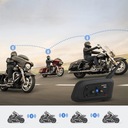 2 PIEZAS INTERKOM PARA MOTOCICLETA FM 1200M 4 PERSOAL BLUETOOTH 5.0 SLUCHAWKI AL CASCO 