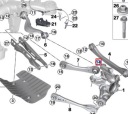 2018 BMW M5 F90 БОЛТ MIMOSRODOWA ZAWIESENIA ЗАДНЬОГО 33306861944  фото 9