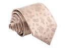 ЖАККАРДОВЫЙ ГАЛСТУК - БЕЖЕВЫЙ УЗОР [2333]