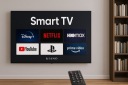 Televízió Kiano KE32 Elegance Smart TV keret nélküli D-LED HD DVB-T2/HEVC Smart TV Android TV