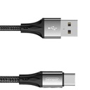 БЫСТРАЯ зарядка Кабель USB type-C type-C 3A 1,5 м QC 3.0 Quick Charge в оплетке
