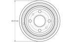 TAMBOUR FREIN FIAT PUNTO 93-05photo 14