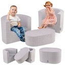 Комплект детской мебели из пенопласта, стол и сиденья