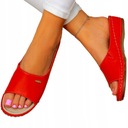 KLAPKI DAMSKIE PROFILOWANE WYGODNE SKÓRA SZYTE