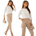 ЭЛЕГАНТНАЯ СПОРТИВНАЯ БЛУЗКА И БРЮКИ ИЗ ХЛОПКА, ЦВЕТА PL