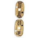 JAPOŃSKA ZŁOTA METALOWA MONETA 1 SZT LARP RPG