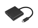 переходник USB-C -> HDMI 4K + USB 3.0 A + USB-C 3.1 PD 100W Qoltec 50430