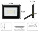 Галогенный светодиодный прожектор Spotlight 50W IP65 Slim ПРЕМИУМ МОЩНЫЙ SuperLED