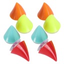 8 ШТУК WIELOKOLOROWYCH PLASTIKOWYCH ROGOW DIABLA DEKORACJA ШОЛОМА Z PRZYSSAWKAMI  фото 6