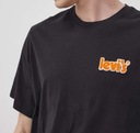 levis Levi's Bavlnené tričko čierne s aplikáciou veľ. M Veľkosť M