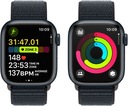 Inteligentné hodinky Apple Watch 9 modrá Farba čierna