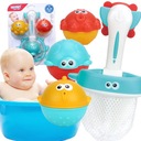 НАБОР ИГРУШЕК ДЛЯ ВАННЫ ИГРУШКИ ДЛЯ РЫБАЛКИ ВОДЫ ВОДНЫЙ ВУПИ