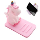 ПОДСТАВКА ДЕРЖАТЕЛЬ ДЛЯ ТЕЛЕФОНА ДЕТСКИЙ СИЛИКОНОВЫЙ ЕДИНОРОГ