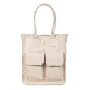 ЖЕНСКАЯ СУМКА-ШОППЕР LAURA BIAGGI БЕЖЕВАЯ НА ПЛЕЧЕ