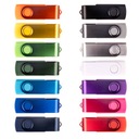rôzne farby PENDRIVE 4 GB USB 2.0 FLASH TWISTER Značka MemoRabbit
