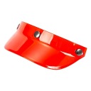 VINTAGE ШЛЕМ МОТОЦИКЛЕТНЫЙ VISOR SHIELD RETRO ШЛЕМ VISOR LENS КРАСНЫЙ  фото 4