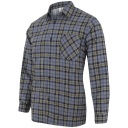 ФЛАНЕЛЕВАЯ РАБОЧАЯ РУБАШКА для работы, СЕРАЯ ПОКРЫТИЯ M