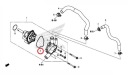 HONDA CBR500R CBR 500 R 13-25 УЩІЛЬНЮВАЧ НАСОСУ ВОДИ 19226-MGZ-J00  фото 8