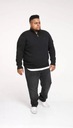 Veľký pánsky sveter na zips 1/4 GIUSEPPE-D555 Veľkosť XXL