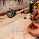 20 SZT. УНИВЕРСАЛЬНАЯ ПОДКЛАДКА УПЛОТНИТЕЛЬНАЯ DO ПРОБКИ OLEJU, ЦВЕТ СЕРЕБРЯННЫЙ  фото 11