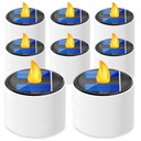 8x СОЛНЕЧНАЯ СВЕТОДИОДНАЯ ЛАМПА САДОВЫЕ ЛАМПЫ TEALIGHT ПЛАМЯ МАЛЕНЬКАЯ ВСТАВКА СВЕЧИ