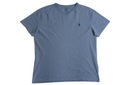 POLO RALPH LAUREN__BŁĘKITNY T-SHIRT KOSZULKA V-NECK__M