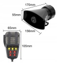 КЛАКСОН ФАНФАРА 7 TON 12V МЕГАФОН КЛАКСОН ТЮНІНГ 100W ГОЛОСНА ПОТУЖНОСТІ ! EFEKT WOW  (18028084068) фото min 13
