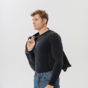 T-SHIRT MOTO THERMOACTIVE CHLODZACA DL. SLEEVE REBELHORN FREEZE II BLACK S  photo 9