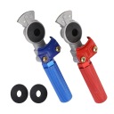 2PCS GLAD HANDS КОМПЛЕКТ ЧЕРВОНИЙ I СИНІЙ ANODOWANY АЛЮМІНІЄВИЙ ДОВГА 8I  (17828043008) фото min 5