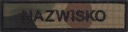 Фамилия на военную форму ИМЯ НАШИВКА идентификатор wz2010 US-21