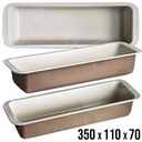 FORMA BLACHA DO PIECZENIA CHLEBA TŁOCZONA keksówka 35x11x7 - Caffe Creme