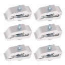6 PCS ZACISKOW VERS COUVERCLES BOÎTES LADUNKOWEJ 1112514 ALUMINIUM ÉTRIERS MONTAZOWE VERS COUVERCLES BOÎTES LADUNKOWEJ LOW PROphoto 8