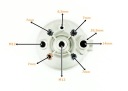 ГОЛОВКА 2T 50CCM (41MM)- CIECZ- AM6 , MINARELLI, YAMAHA, PEUGEOT , RIEJU A  (18848912464) фото min 5