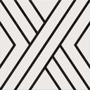 Грес ПАНЕЛЬ LINES бело-черный 30x30 CERSANIT