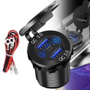 БЫСТРОЕ АВТОМОБИЛЬНОЕ ЗАРЯДНОЕ УСТРОЙСТВО АВТОМОБИЛЬНЫЙ БЛОК ПИТАНИЯ 2X USB TYPE-C PD QC 3.0