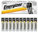 10 МОЩНЫХ ЩЕЛОЧНЫХ БАТАРЕИ ENERGIZER ПРОМЫШЛЕННЫЕ LR03 AAA R3 EN92 1,5 В