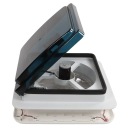 LED VENTILATEUR DE TOIT VERS CAMPING-CAR REMORQUES VITRE AVEC VENTILATEUR 36X36CMphoto 12
