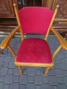 Krzesło pokojowe salonowe drewniane design Szerokość produktu 44 cm