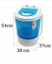 Мини-стиральная машина-центрифуга для дома и туриста 4 кг + 1,5 кг портативный сюжетный светильник
