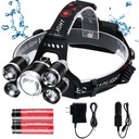 НАГОЛОВНАЯ ФАРА 5 СВЕТОДИОДНЫХ ЗУМ МОЩНАЯ ЛАМПА ОТРАЖАТЕЛЬ ВОДОНЕПРОНИЦАЕМАЯ ФАРА