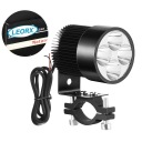 1 SZT. WATER-REPELLENT BLACK HEADLIGHT FRONTAL LED DO MOTOCYKLA, E-BIKE, CAR  photo 15