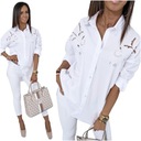 РУБАШКА ОВЕРСАЙЗ, УКРАШЕННАЯ СПОКОЙНОЙ ВЫШИВКОЙ! WZ.1 л