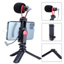 Комплект для видеоблогинга на телефоне, смартфоне и микрофоне