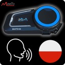 INTERKOM BLUETOOTH MAXTO M6S MESH SISTEMA PARA 8 MOTO POLACO LEKTOR DUAL CORE 