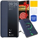 Чехол для Galaxy S23, Smart View Кожа + СТЕКЛО